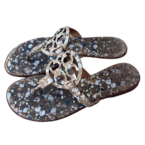 Tory Burch Shoes - Tory Burch women’s welt confetti cork casual Miller Sandals size 9